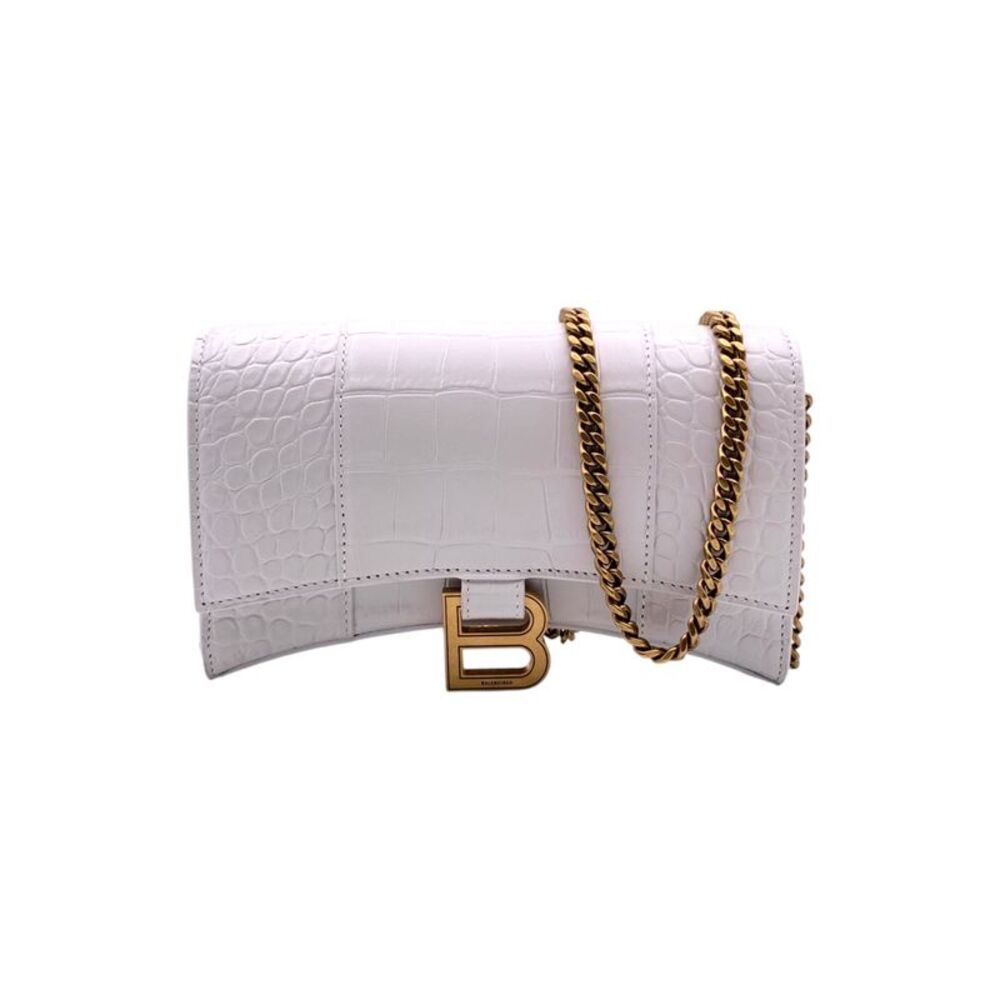 Balenciaga Leather Crossbody Bag Hourglass